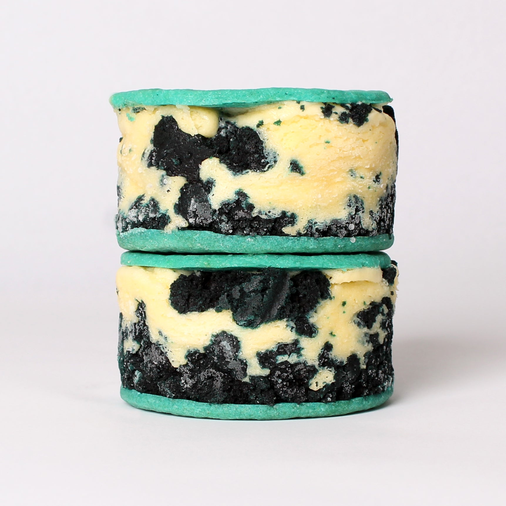 The Decadent Blue Velvet Cheesecake Sandwich